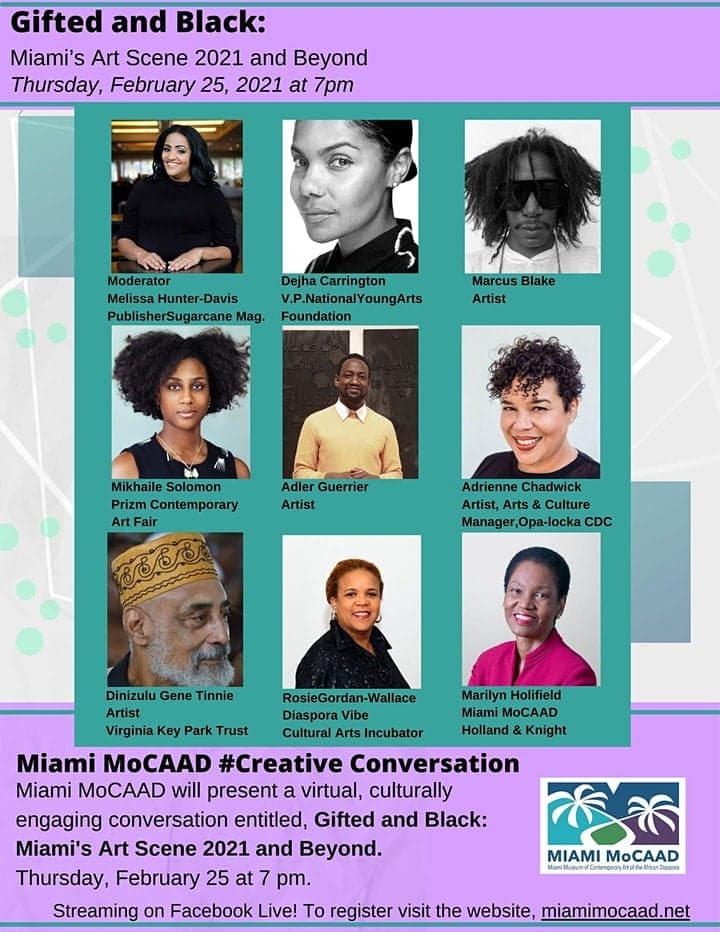 Miami MoCAAD to Host Gifted and Black Panel Celebrating Black Artists and Culture Landscape