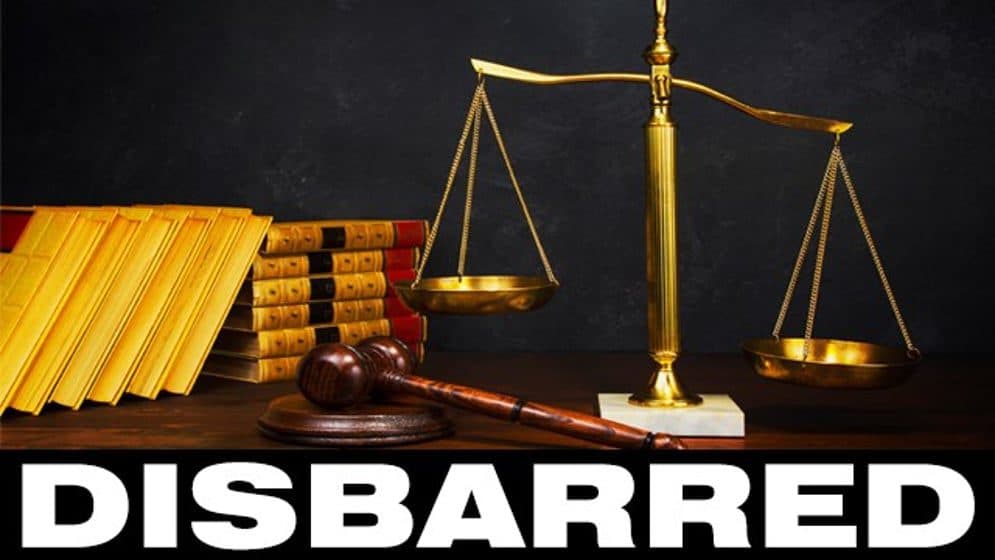 Grenadian Attorney disbarred for professional misconduct