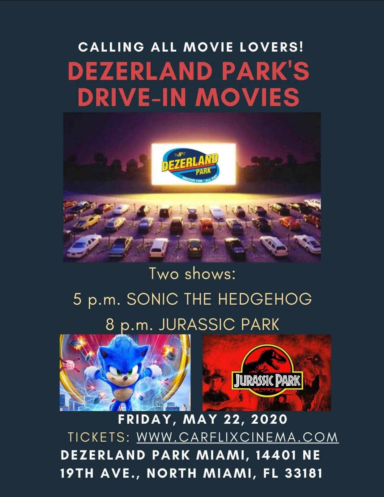 Dezerland Park Miami Launches Drive-In Movies During COVID-19