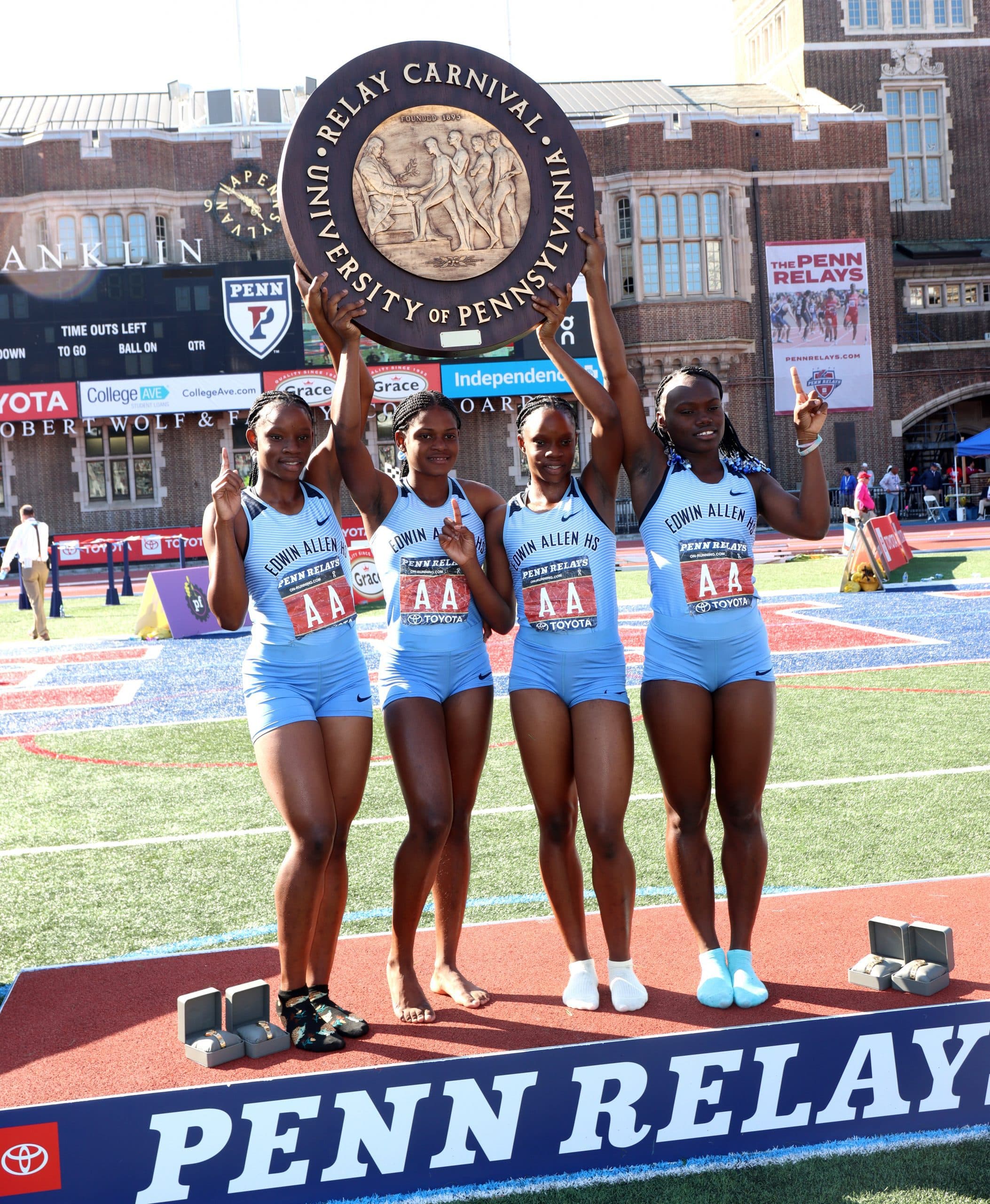 Edwin Allen sets the tone as Jamaican teams storm into Championship finals at Penn Relays