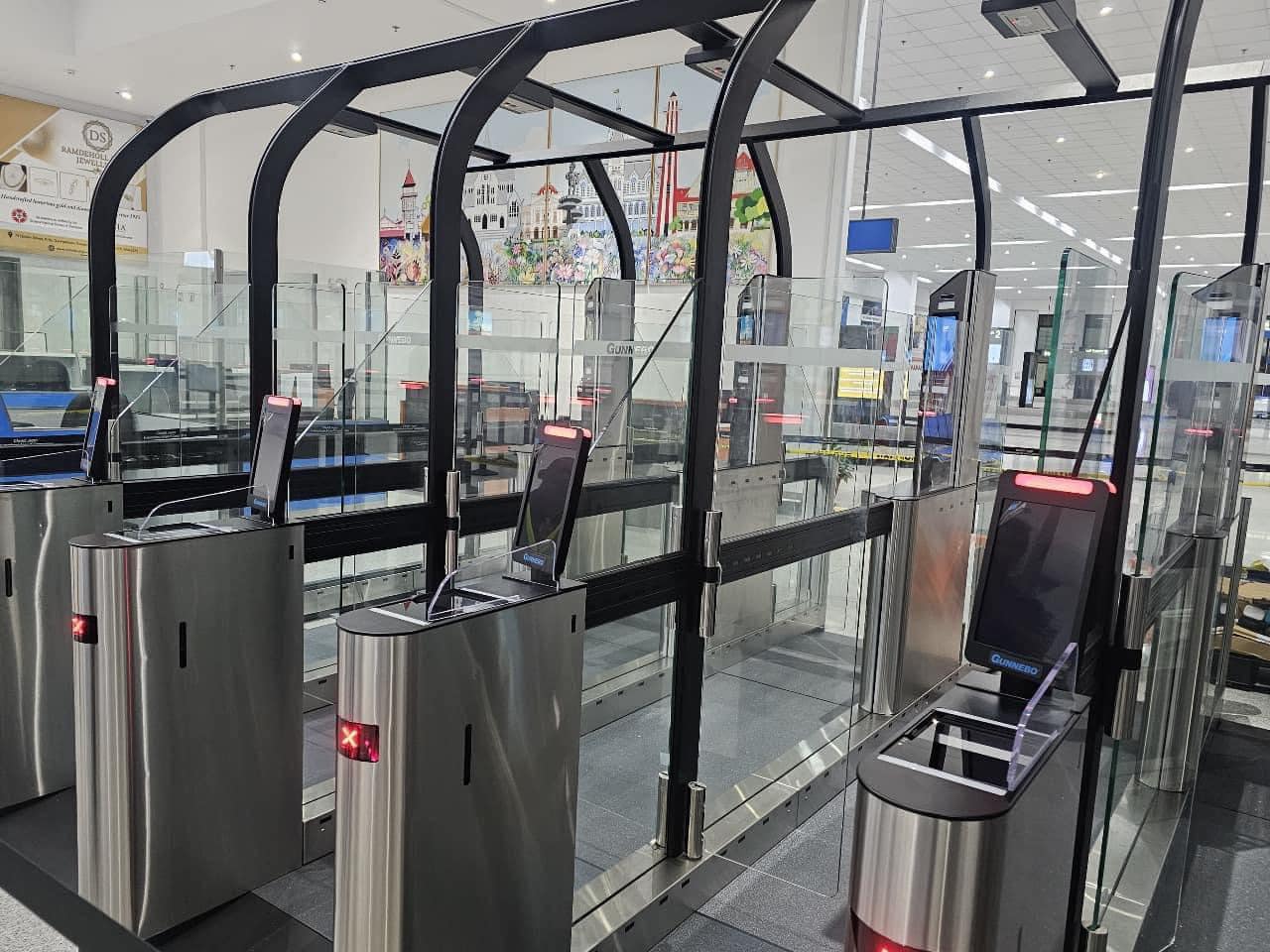 Guyana Airport install e-gates