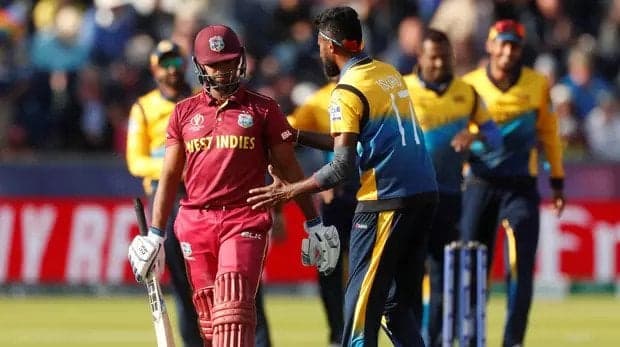West Indies Suffer Sixth World Cup Defeat Against Sri Lanka