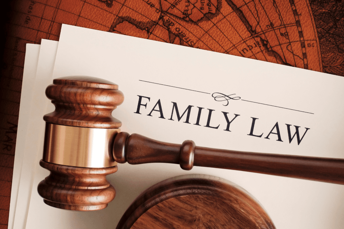 The common types of cases handled by a family law attorney