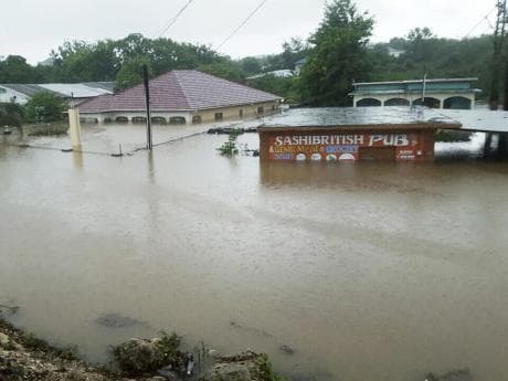 Jamaica under water, again