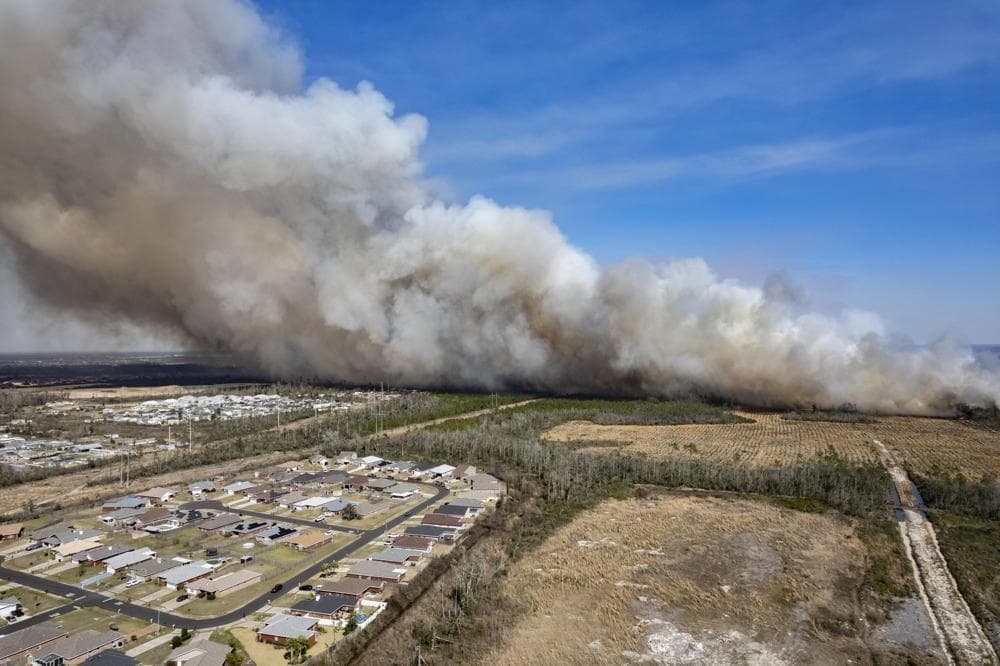 Firefighters Battle Two Massive Wildfires in Florida Panhandle