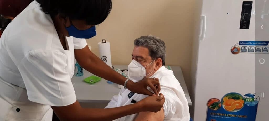 Prime Minister of St. Vincent Urges Residents to Take COVID-19 Vaccine