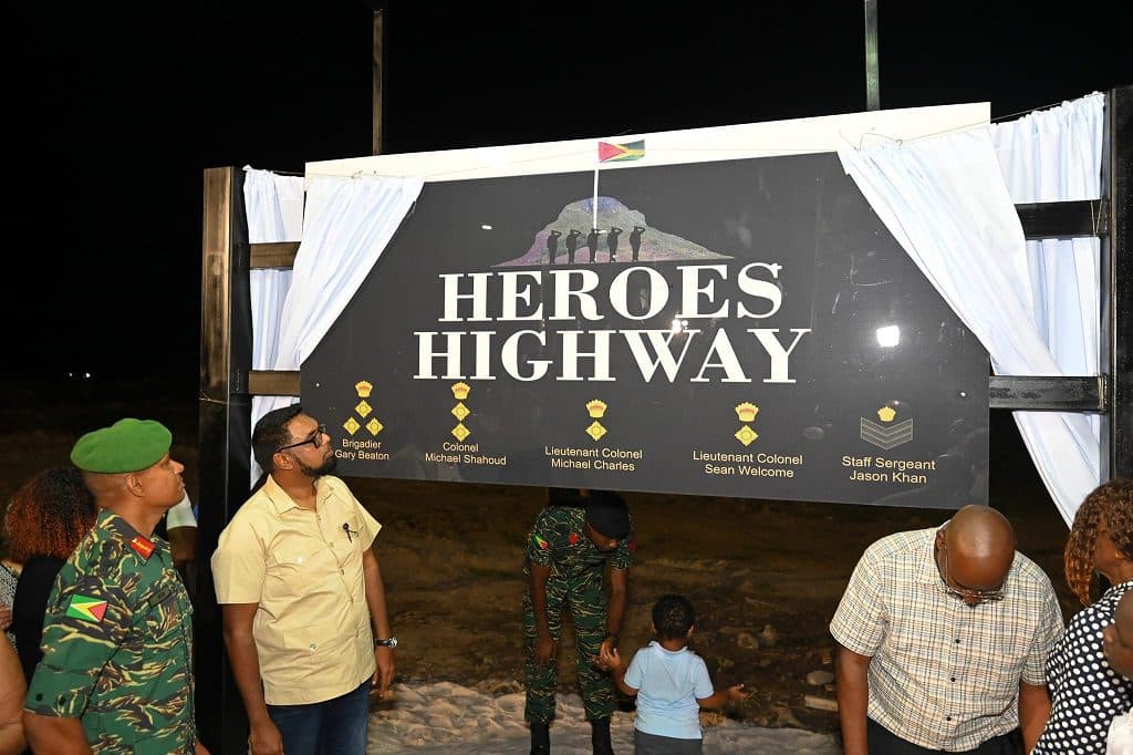 Heroes Highway unveiled: A tribute to fallen GDF servicemen
