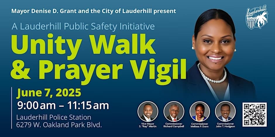 Lauderhill hosts Unity Walk to promote community harmony and public safety