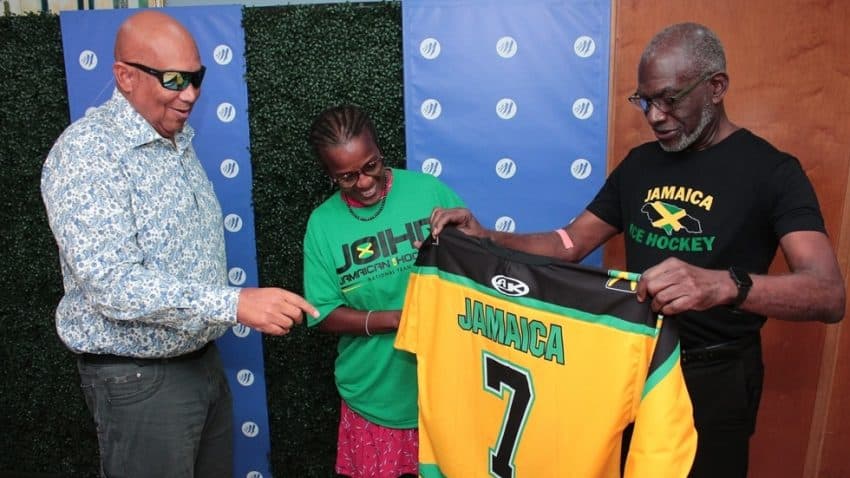 Mayberry Investments backs Jamaican Ice Hockey team’s Olympic aspirations with US$10,000 sponsorship