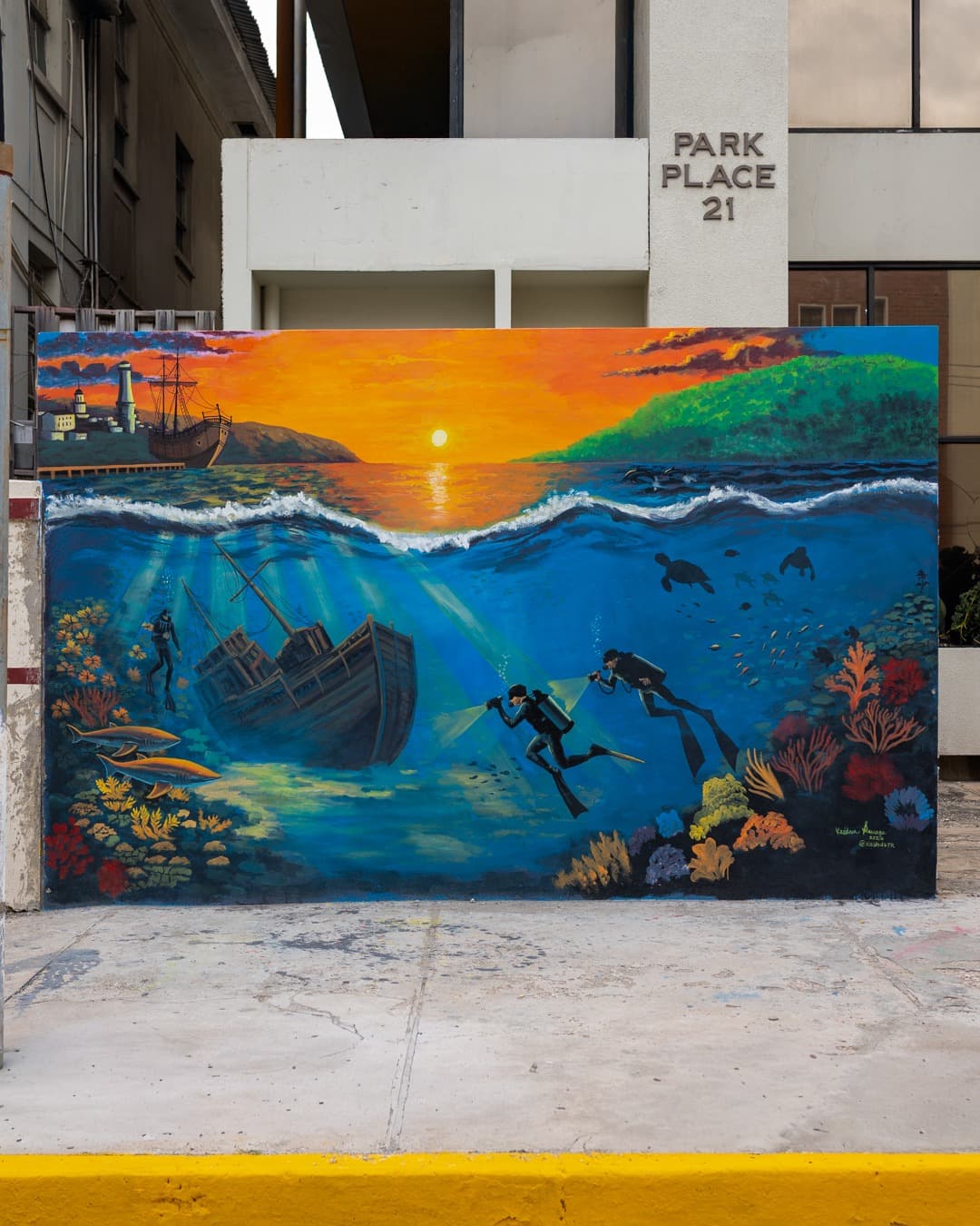 Jamaica unveils 'Sunken Secrets' mural highlighting underwater cultural heritage