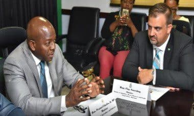 Jamaica and The Bahamas look to closer collaboration says Pearnel Charles Jr.