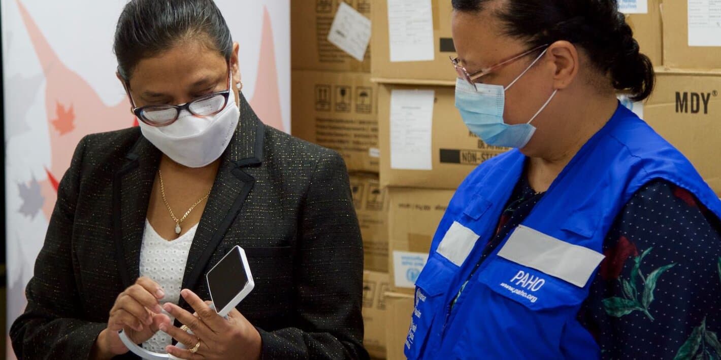 Canada Scales Up its Support to PAHO in its COVID-19 Response in the Caribbean