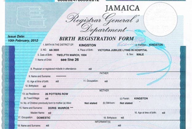 Jamaica launches project dubbed Operation Birthright to provide birth certificates for undocumented citizens