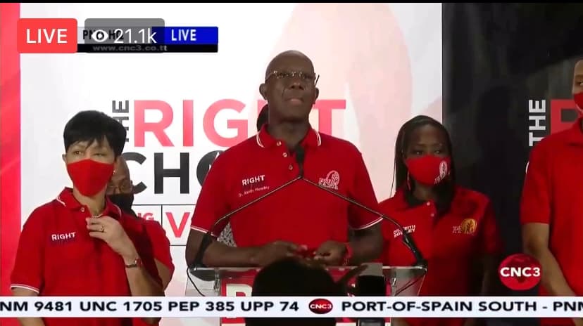 EBC Releases Preliminary Results from Trinidad Elections, Shows PNM Victory