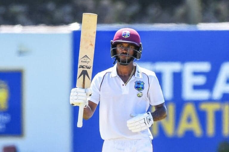 Brathwaite Bats Deep to Keep West Indies Ahead