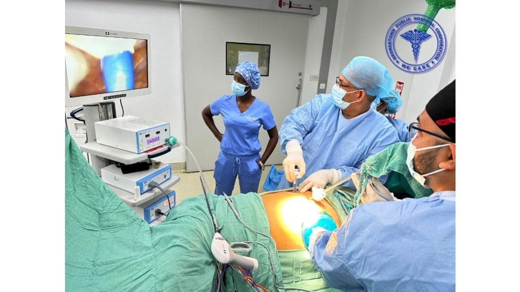 GPHC makes history with first laparoscopic kidney transplant in Guyana
