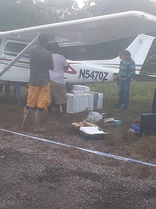 Two foreigners detained as plane carrying cocaine makes illegal landing in Guyana