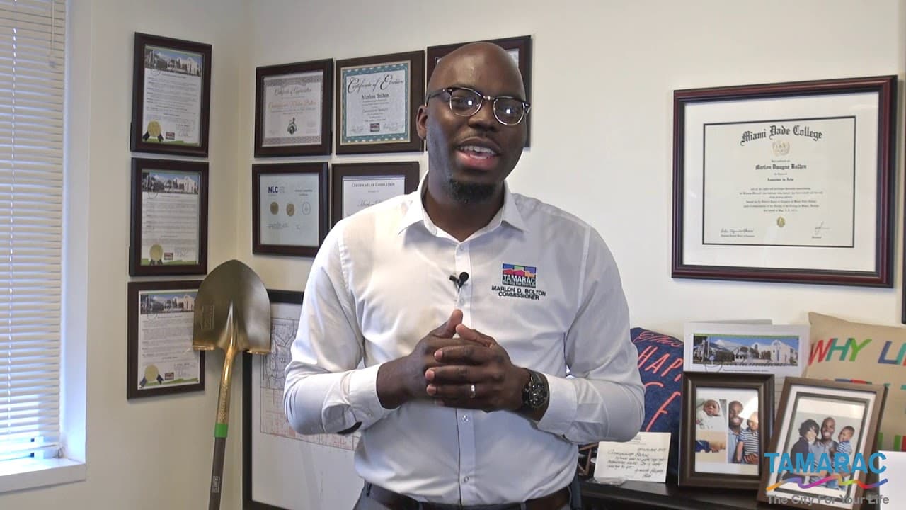 Jamaican-American Tamarac Commissioner Marlon Bolton honored with 2024 Home Rule Hero Award