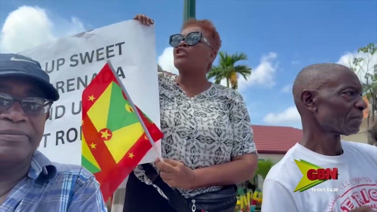 Grenadians protest proposed US radar installation and military presence
