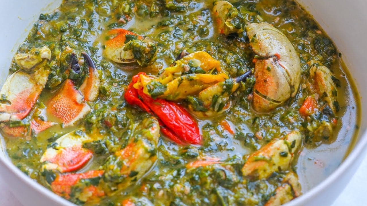 Learn about Trinidad and Tobago's National Dish: Crab & Callaloo