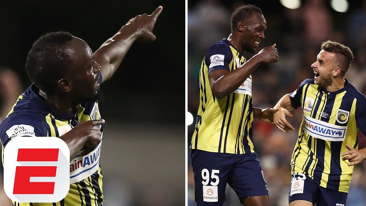 Bolt scores twice for Central Coast Mariners