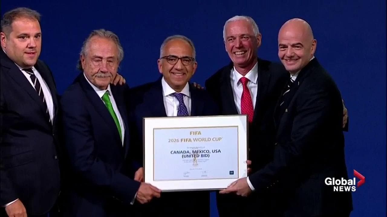 US, Mexico and Canada to host 2026 FIFA World Cup