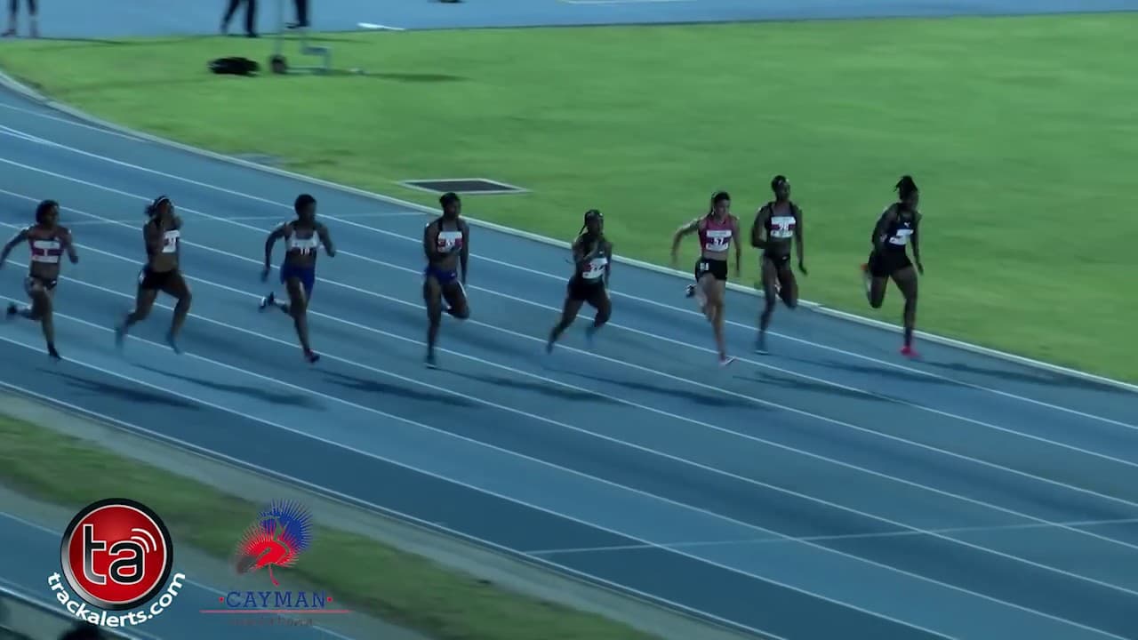 Shelly-Ann Fraser Pryce second in 100 meters