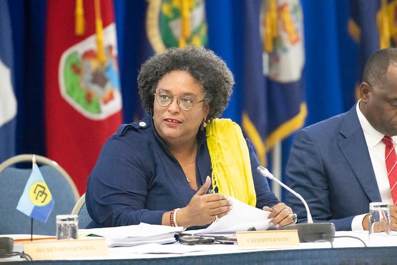 Prime Minister Mia Mottley Expresses Regret at the Stalemate in Guyana’s Election