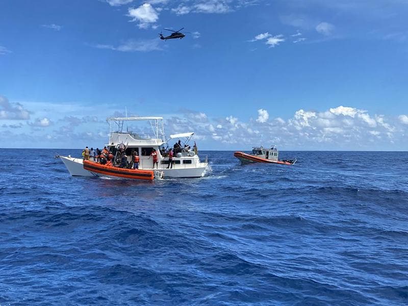 98 migrants rescued from boat off Florida had no food