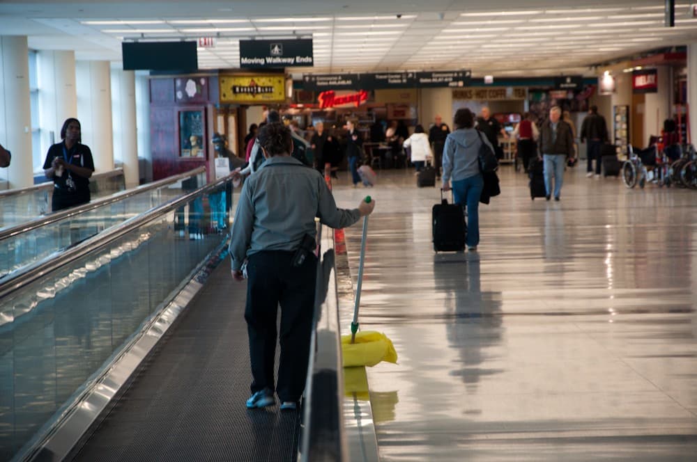 Airport workers overjoyed with wage increase