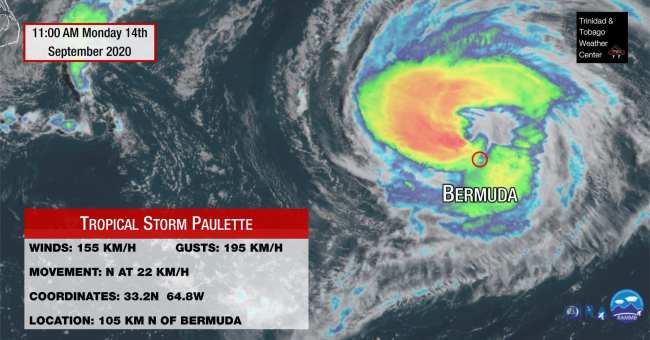 Hurricane Paulette Packs Punch with Direct Hit on Bermuda