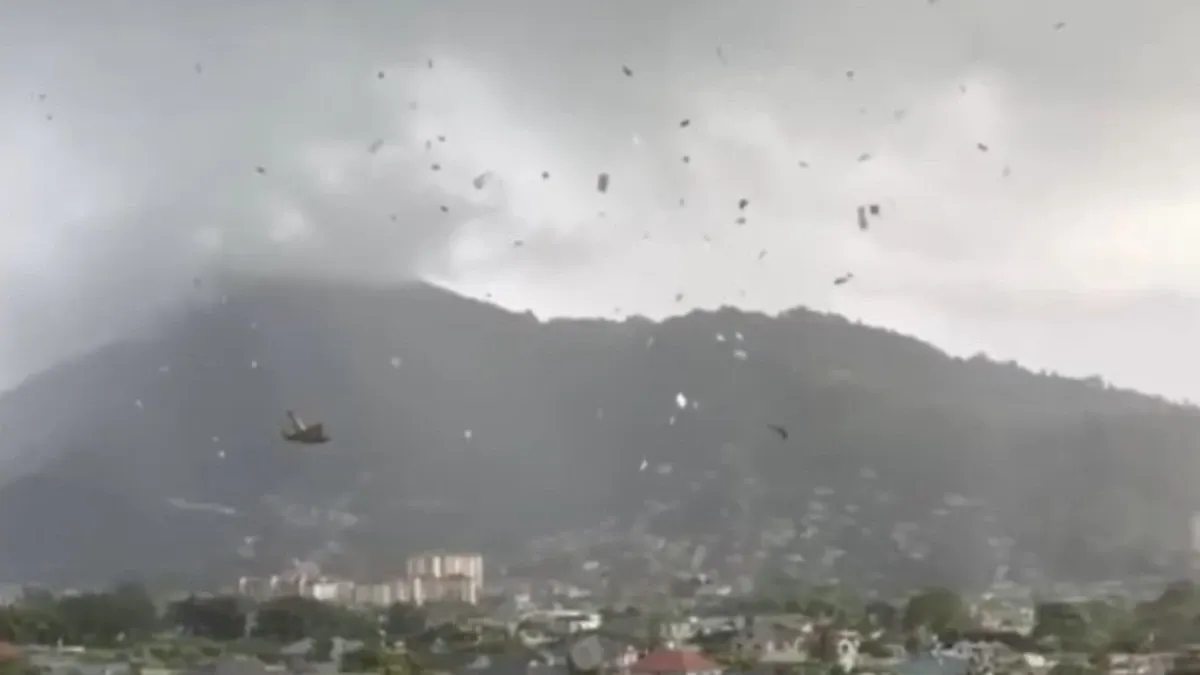 Tornado damages homes in Westmoorings and Victoria Gardens, Trinidad