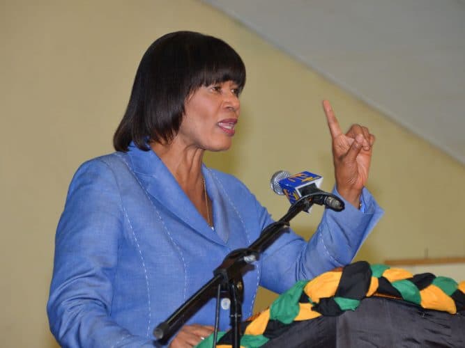 Portia stepping down as leader of Jamaica’s People National Party