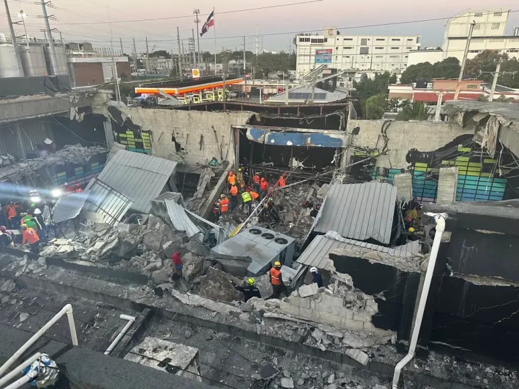 At least 15 dead after roof collapse at Dominican Republic nightclub