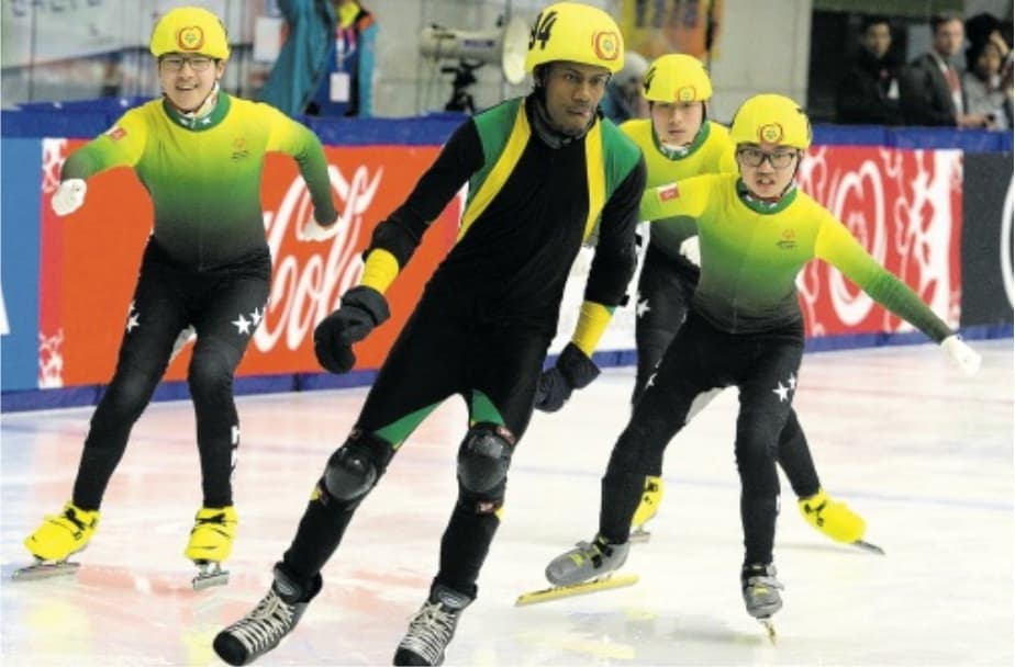 Romaine Austin wins historic speed skating gold for Jamaica
