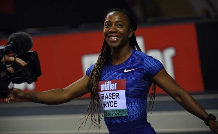 Shelly-Ann Fraser-Pryce in Winning Form at Muller Indoor Grand Prix