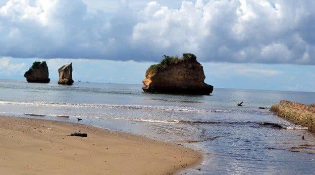 Columbus Bay the edge of Trinidad