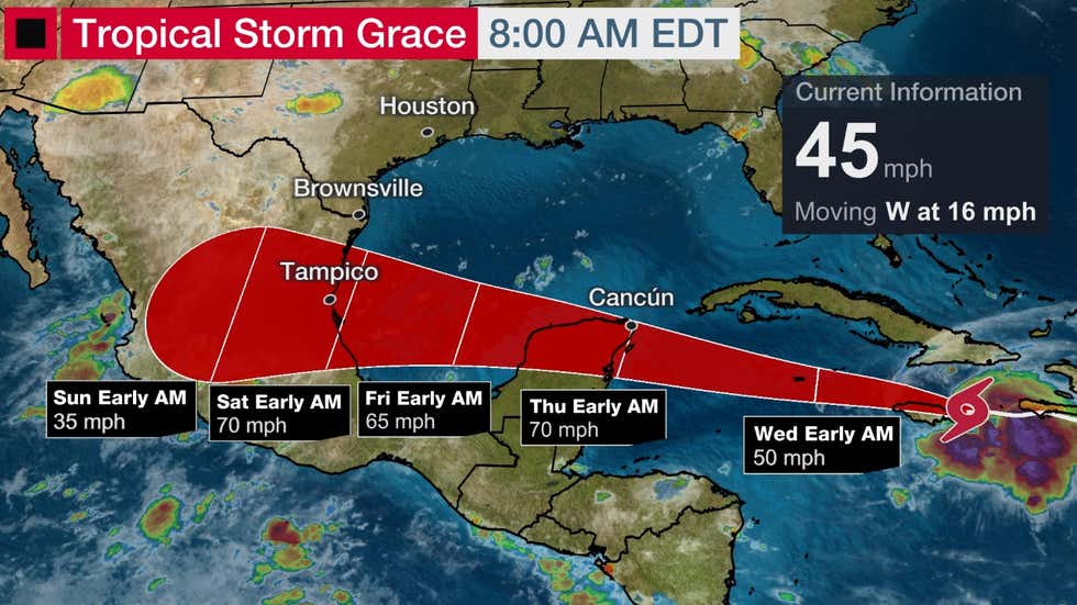 Tropical Storm Warning Issued for Jamaica