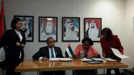Guyana and UAE sign Air Services Agreement