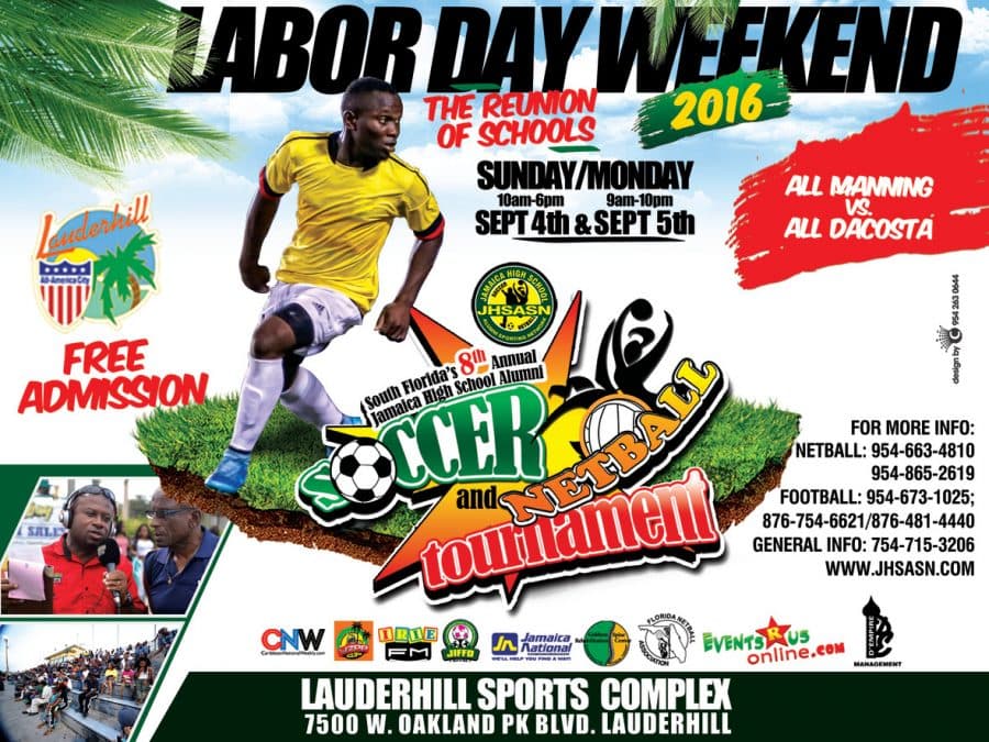Jamaica High School Alumni Soccer Tournament this Weekend