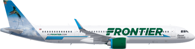 Jamaican's national bird to grace the tail of a Frontier aircraft