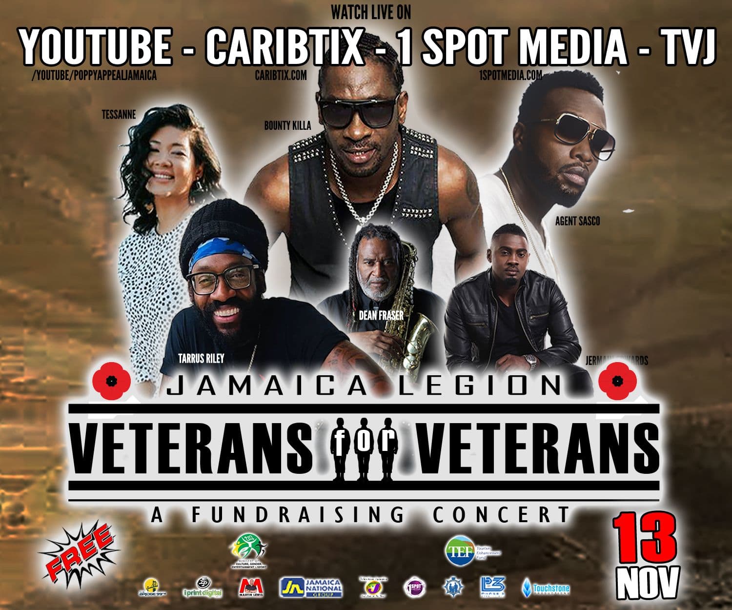 All-Star Lineup for Veterans for Veterans Concert