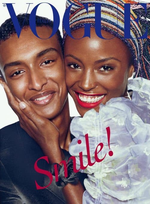 Alicia Burke makes history on the cover of Vogue Italy