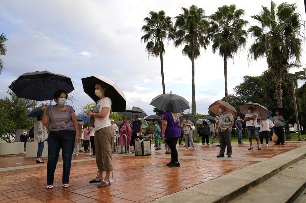 Pre-election Virus Spike Creates Concerns for Polling Places