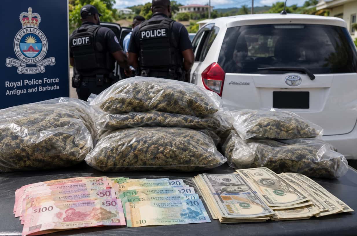Three Jamaican men remanded in Antigua on drug charges