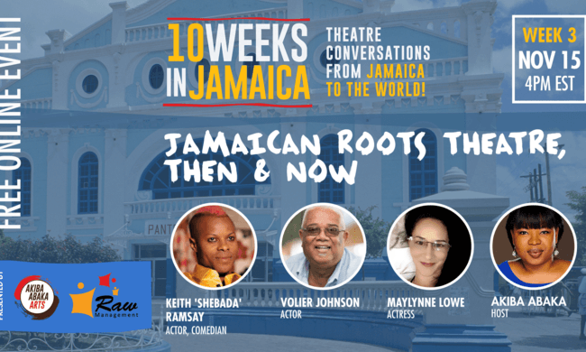Theatre Conversations from Jamaica to the World!