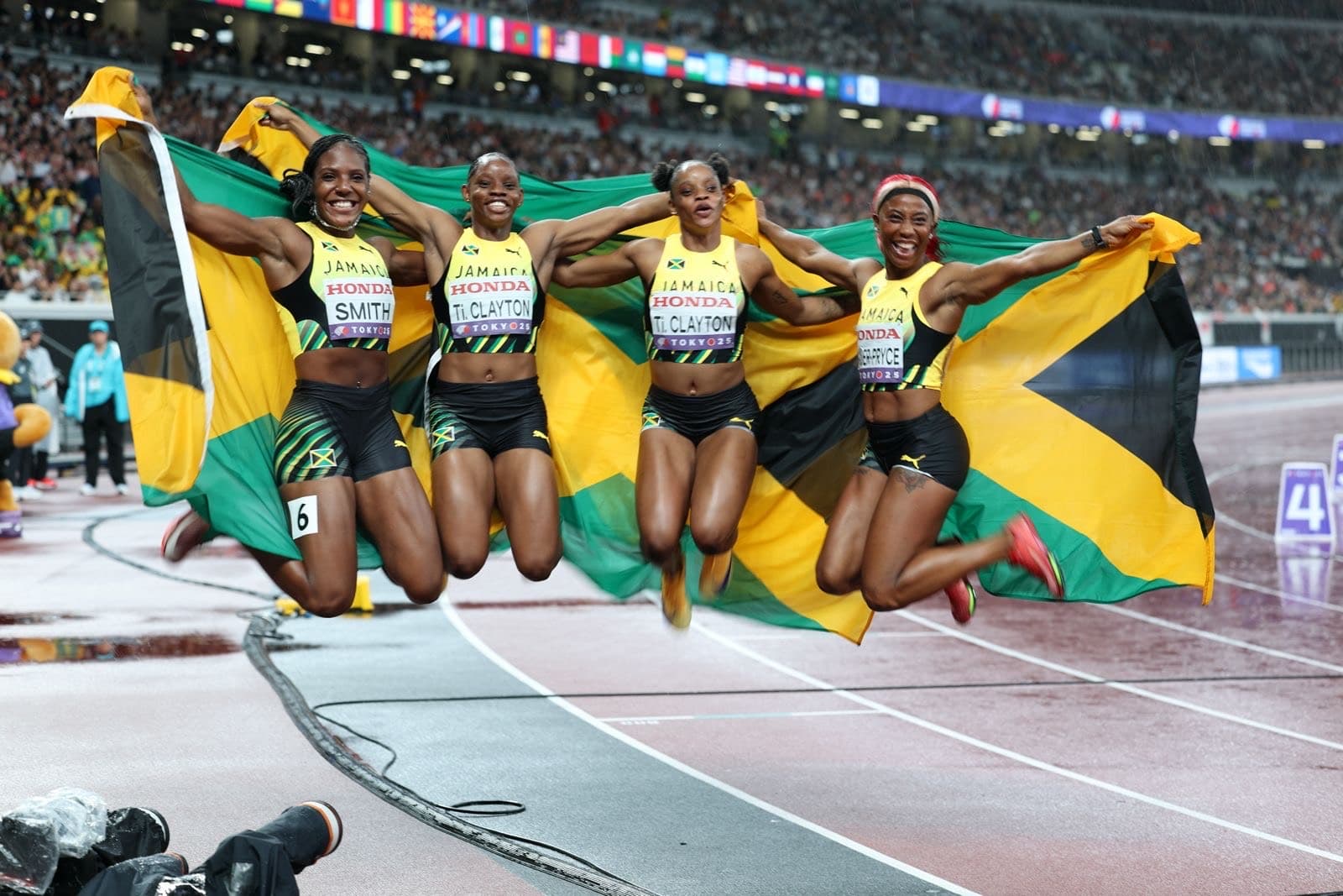 Pocket Rocket’s final blast! Shelly-Ann Fraser-Pryce bows out in Tokyo with relay silver