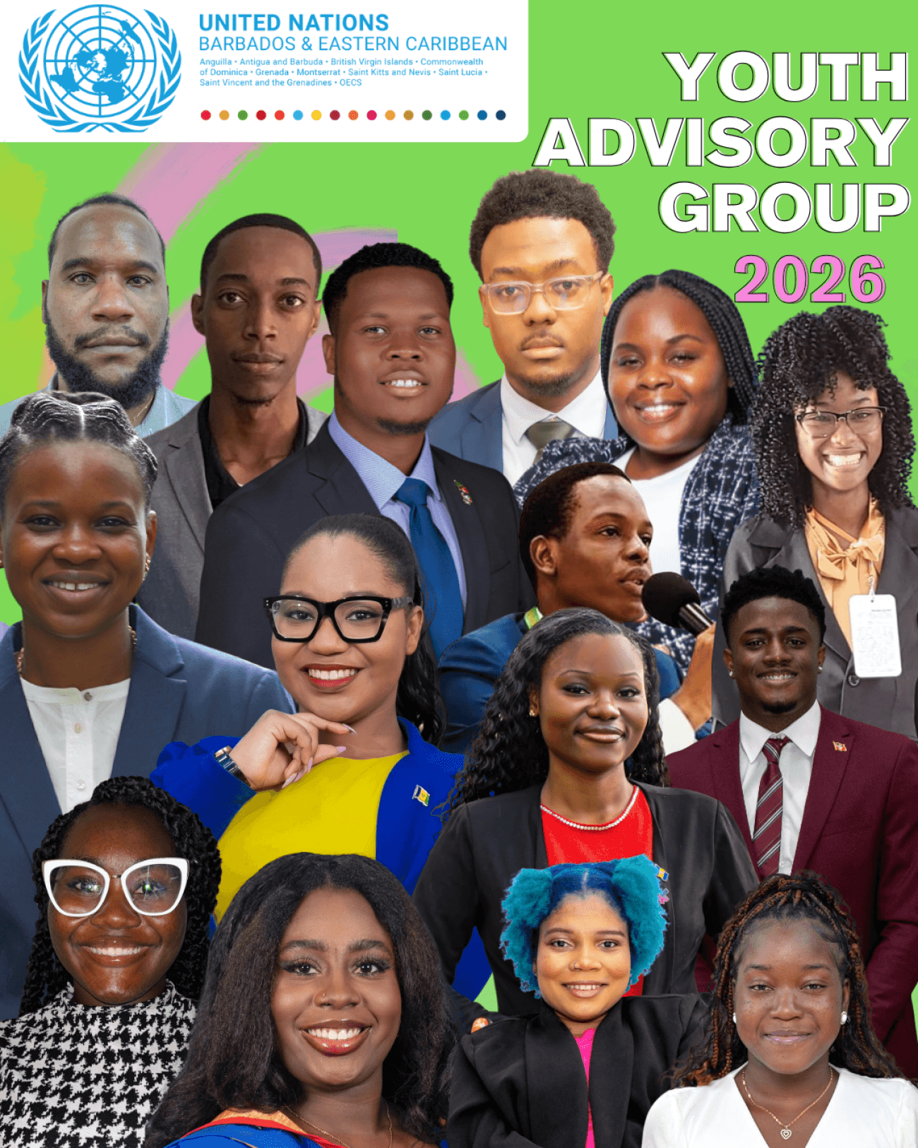 15 youth leaders appointed to 2026 UN Advisory Group for Eastern Caribbean