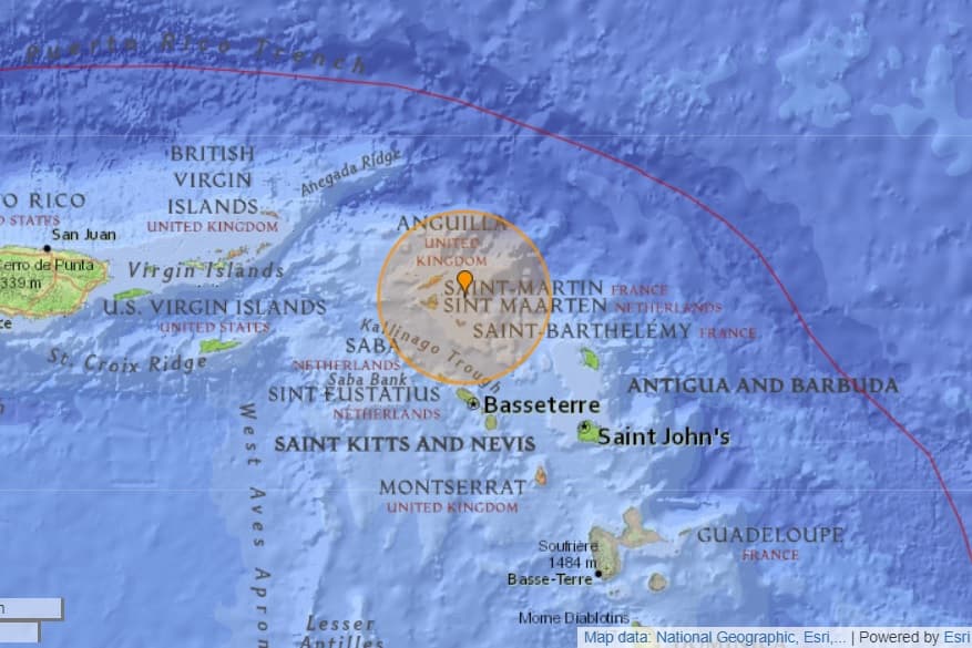 Northeastern Caribbean rocked by 5.2 earthquake