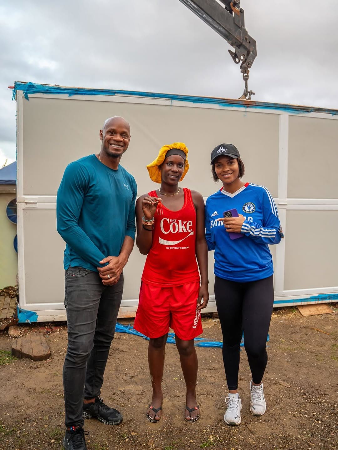 Asafa Powell brings hope with home donations to Westmoreland families